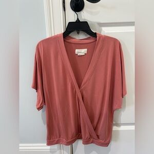 ANTHROPOLOGIE V-Neck blouse Size M